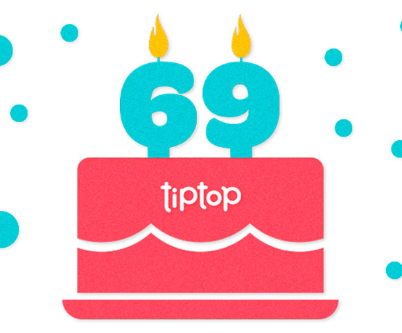 69 anos Tip Top: comemore mais um ano conosco! | Blog Tip Top